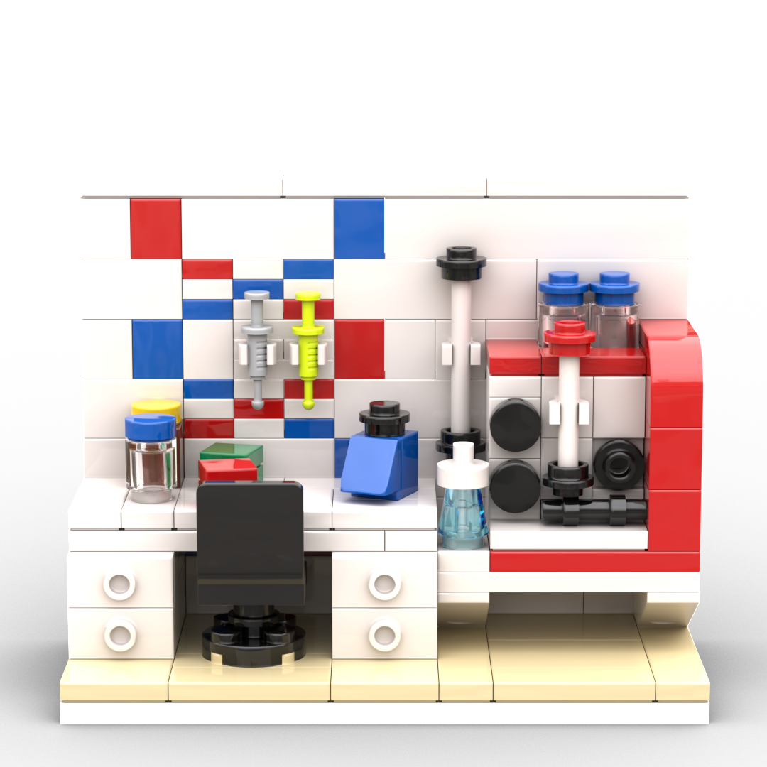 Brick-Built Chromatography Laboratory